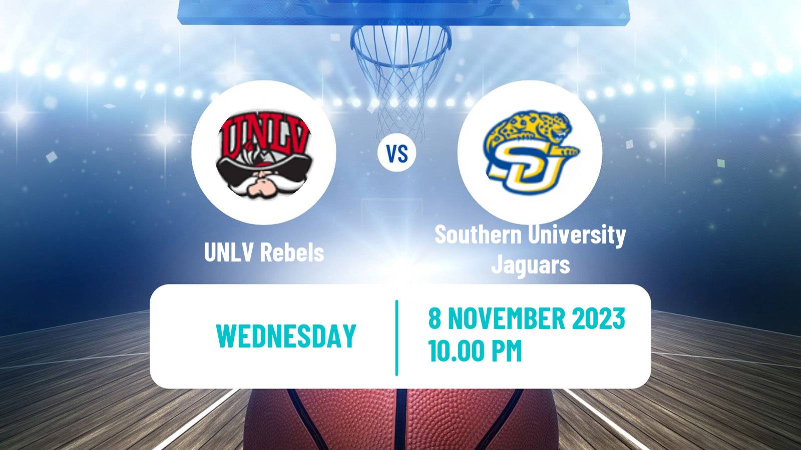 Basketball NCAA College Basketball UNLV Rebels - Southern University Jaguars