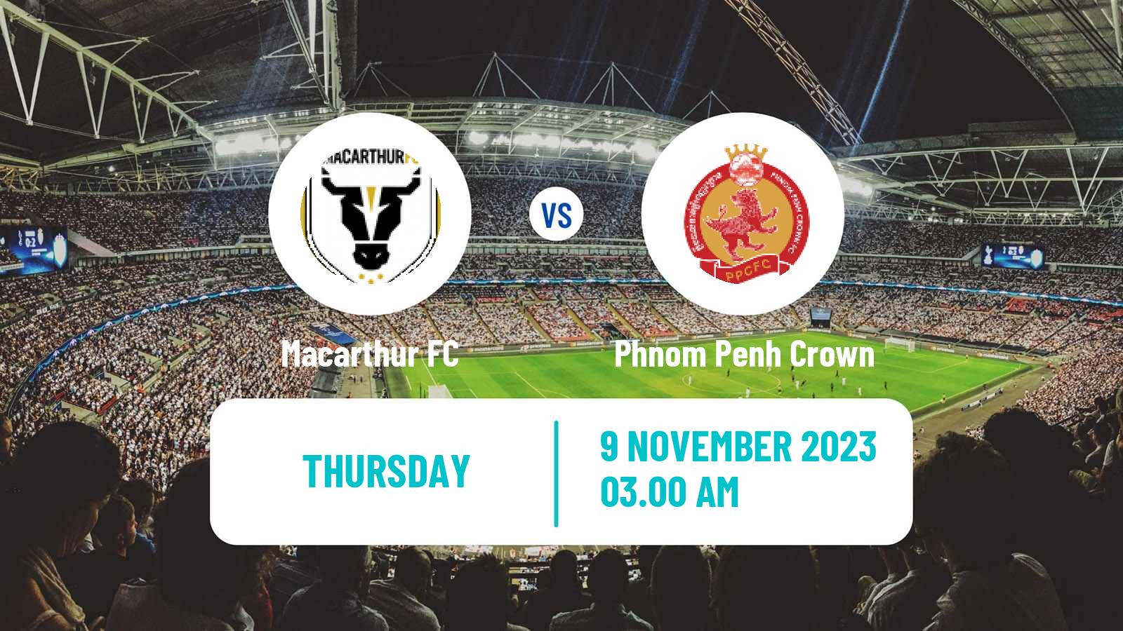 Soccer AFC Cup Macarthur FC - Phnom Penh Crown