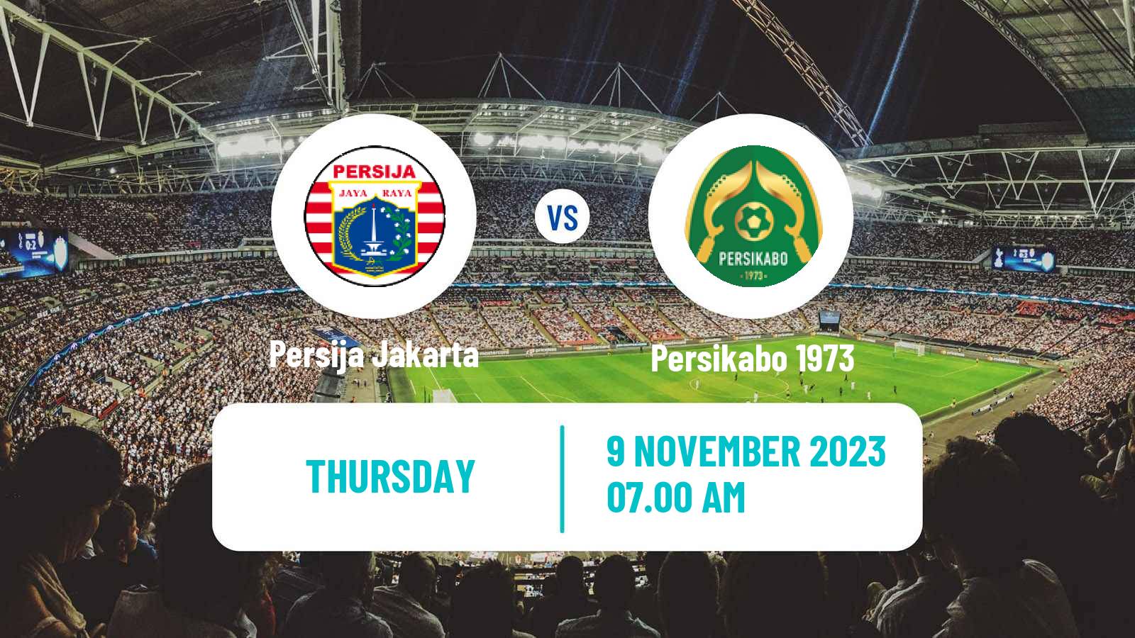 Soccer Indonesian Liga 1 Persija Jakarta - Persikabo 1973