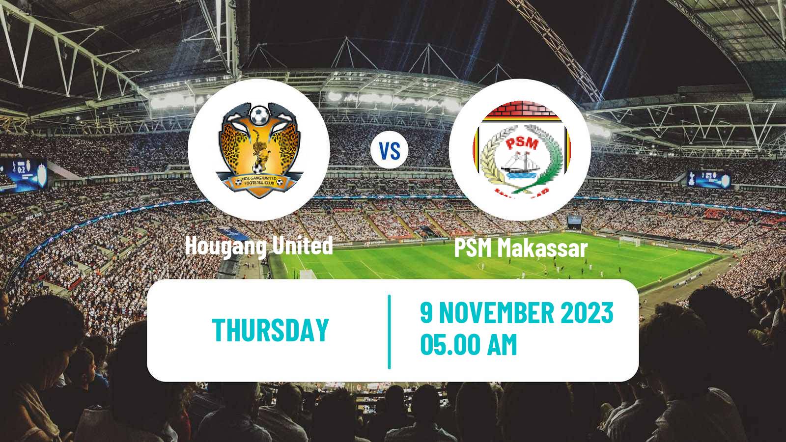 Soccer AFC Cup Hougang United - PSM Makassar
