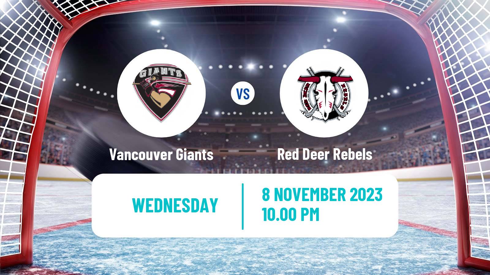 Hockey WHL Vancouver Giants - Red Deer Rebels