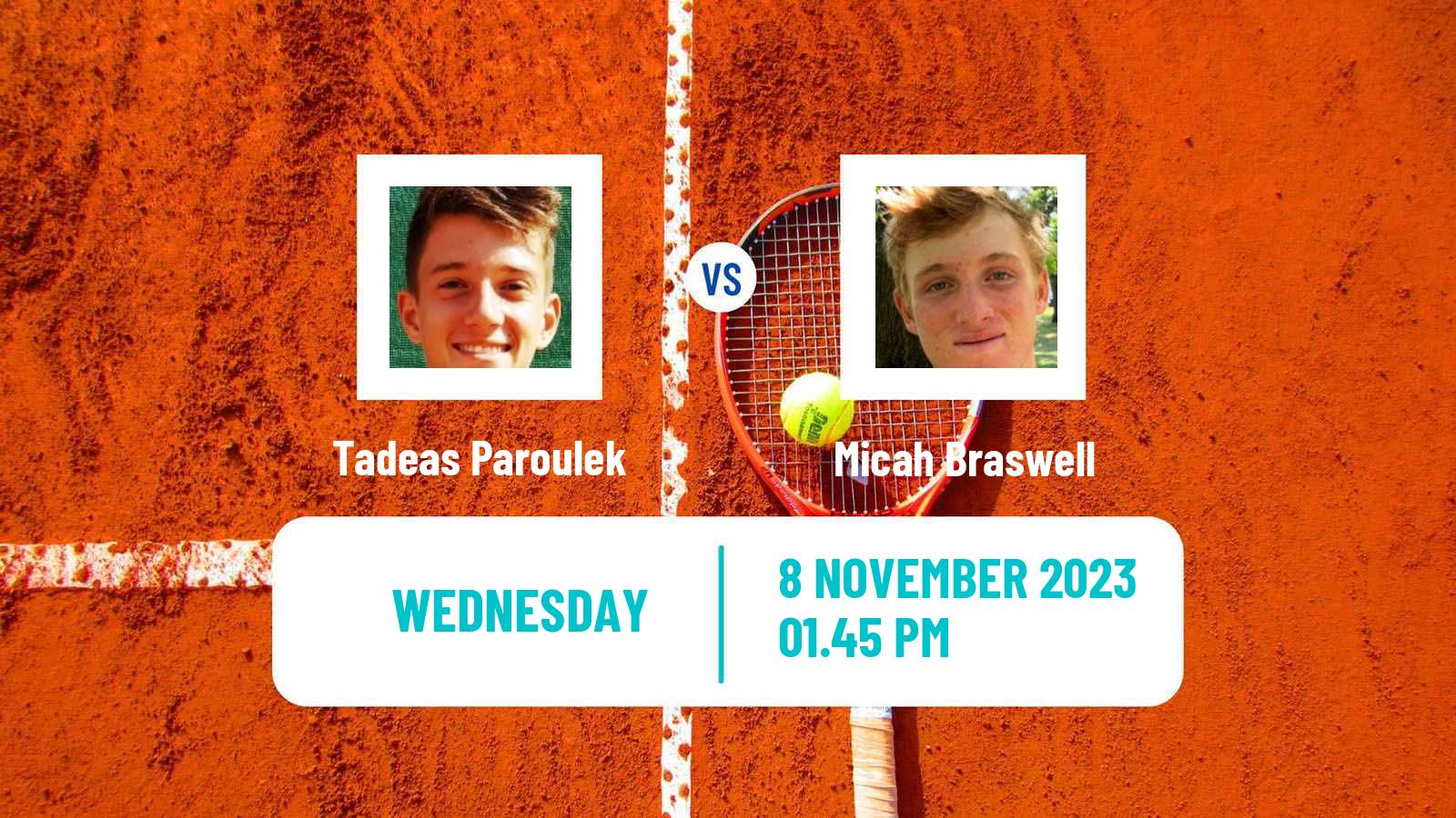 Tennis ITF M25 Austin Tx Men Tadeas Paroulek - Micah Braswell
