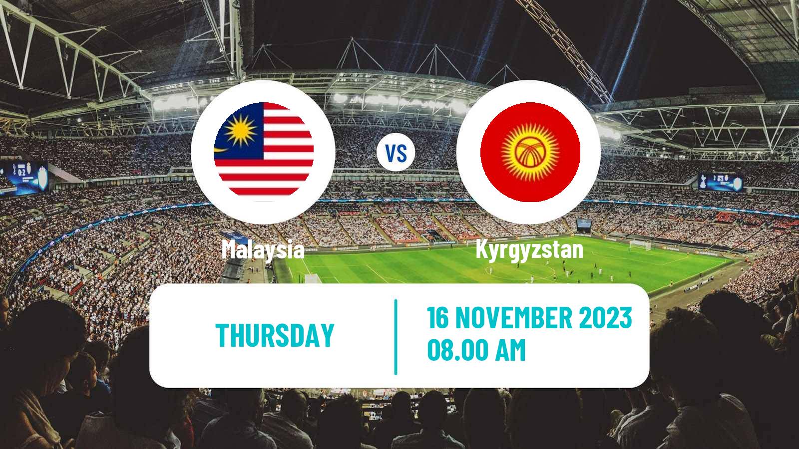 Soccer FIFA World Cup Malaysia - Kyrgyzstan