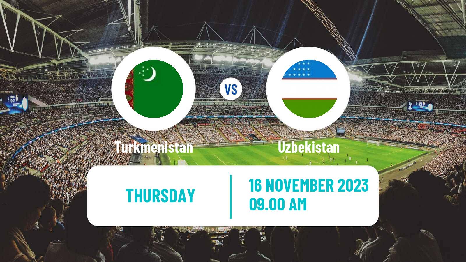 Soccer FIFA World Cup Turkmenistan - Uzbekistan