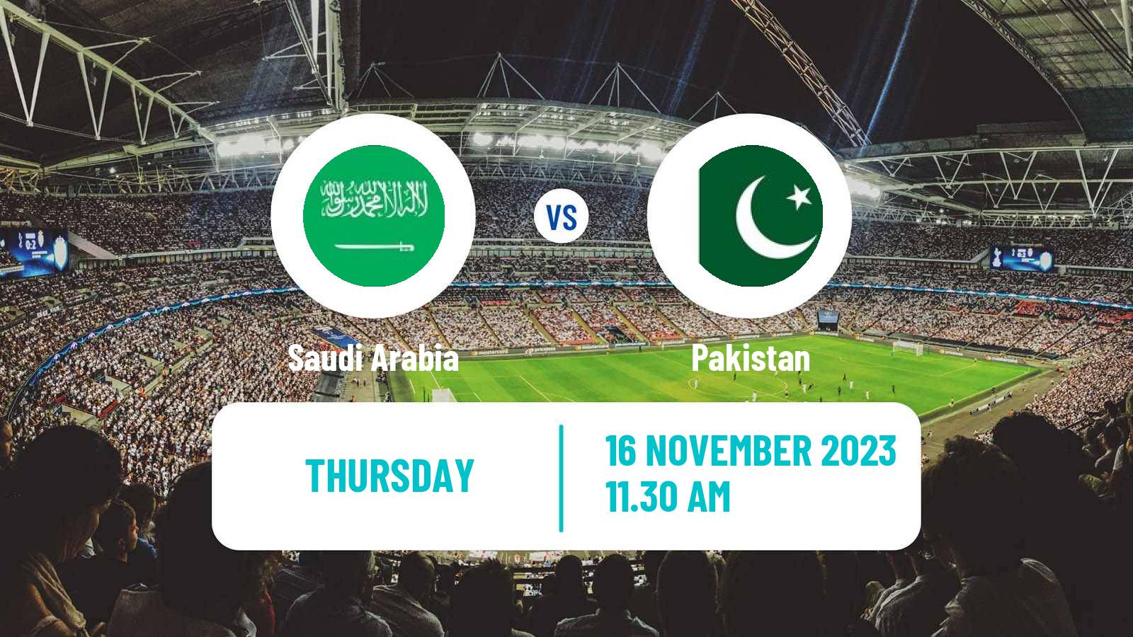 Soccer FIFA World Cup Saudi Arabia - Pakistan