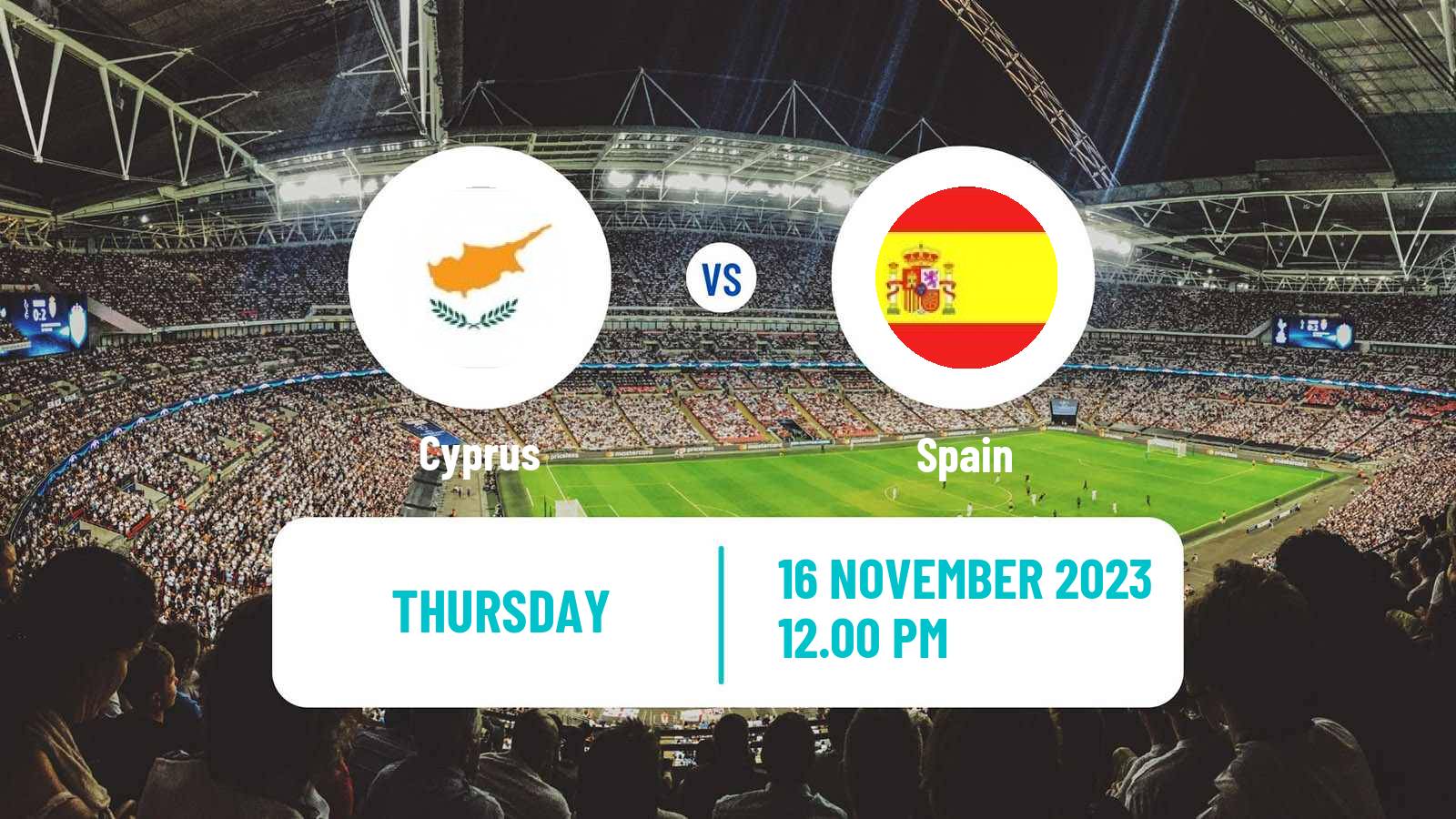 Soccer UEFA Euro Cyprus - Spain