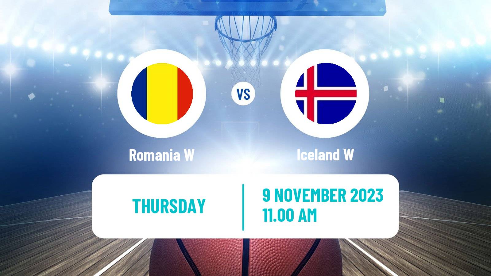 Basketball EuroBasket Women Romania W - Iceland W