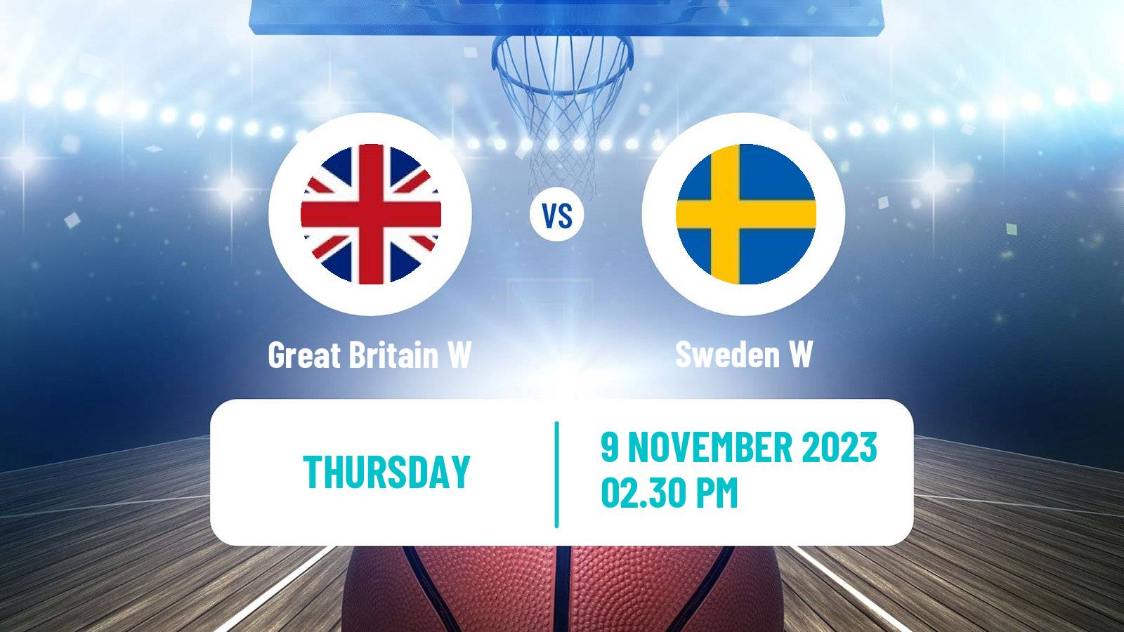 Basketball EuroBasket Women Great Britain W - Sweden W