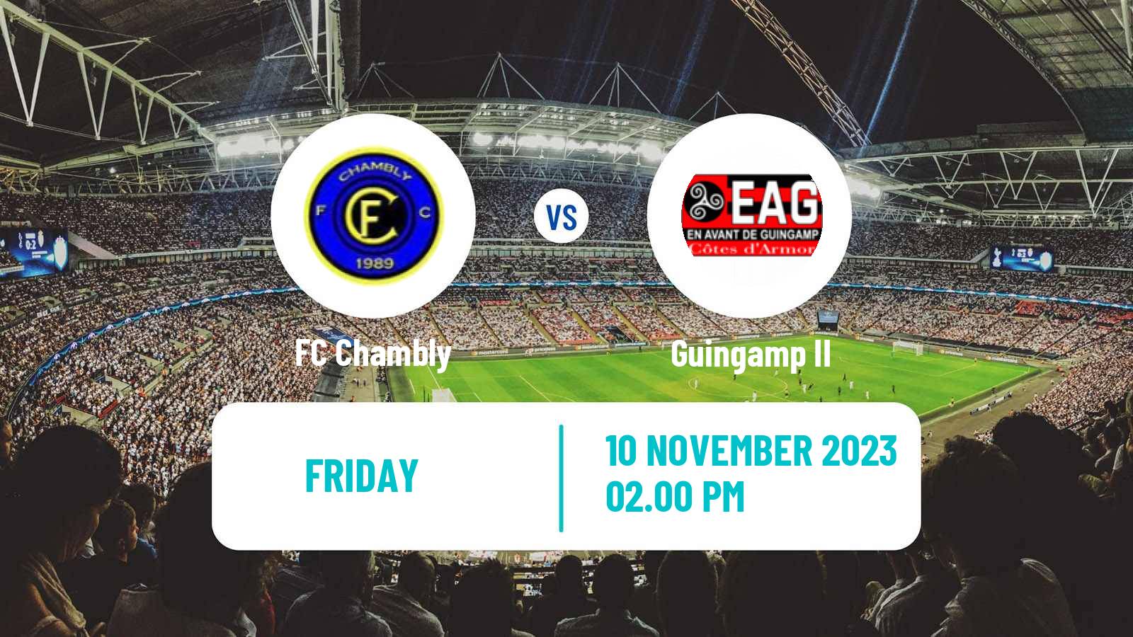 Soccer French National 2 - Group C Chambly - Guingamp II