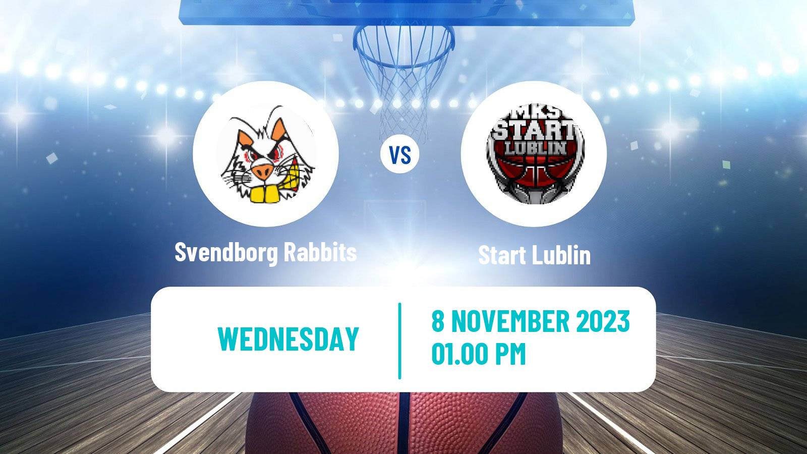 Basketball ENBL Svendborg Rabbits - Start Lublin