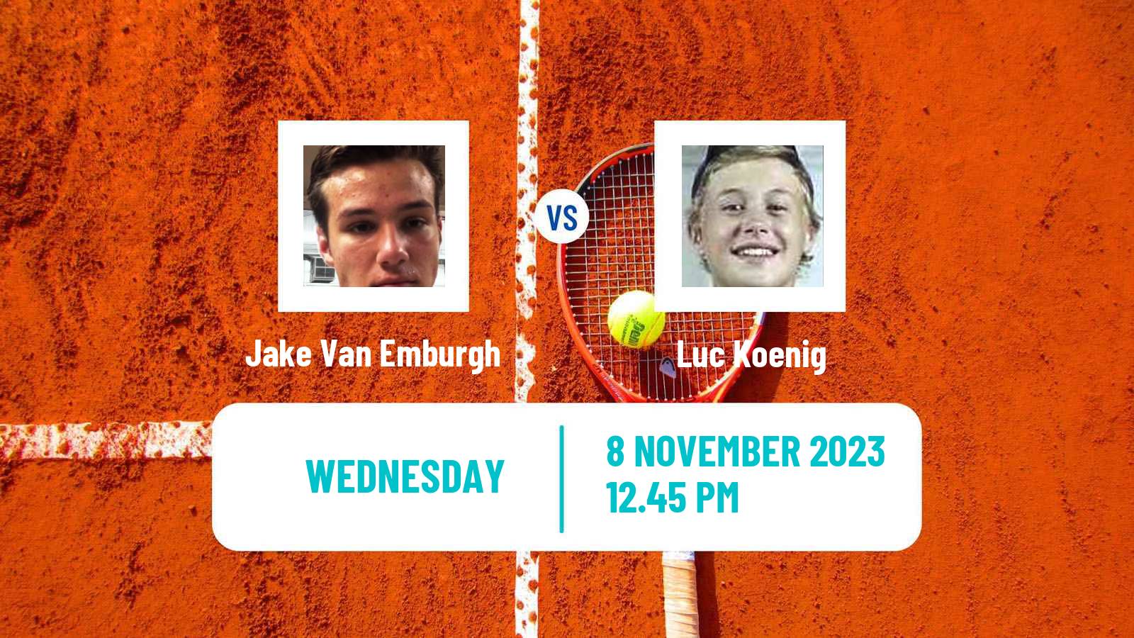 Tennis ITF M25 Austin Tx Men Jake Van Emburgh - Luc Koenig