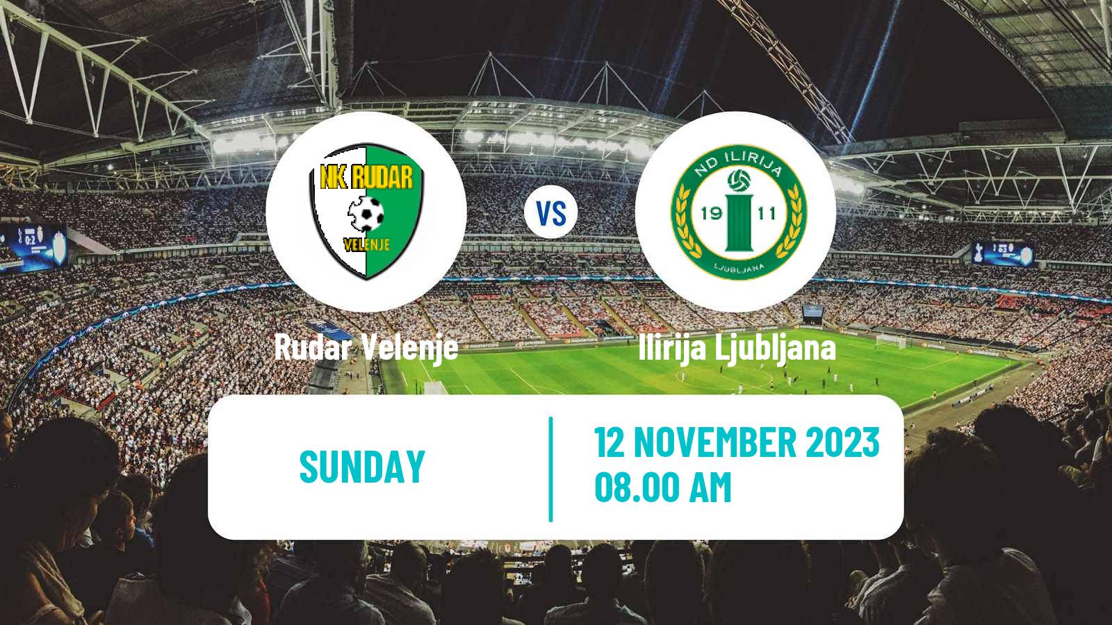 Soccer Slovenian 2 SNL Rudar Velenje - Ilirija Ljubljana