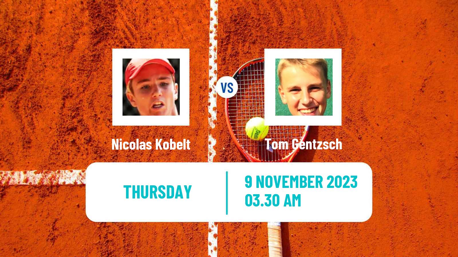 Tennis ITF M15 Monastir 45 Men Nicolas Kobelt - Tom Gentzsch