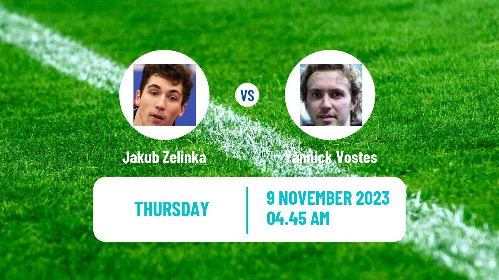 Table tennis Tt Star Series Men Jakub Zelinka - Yannick Vostes
