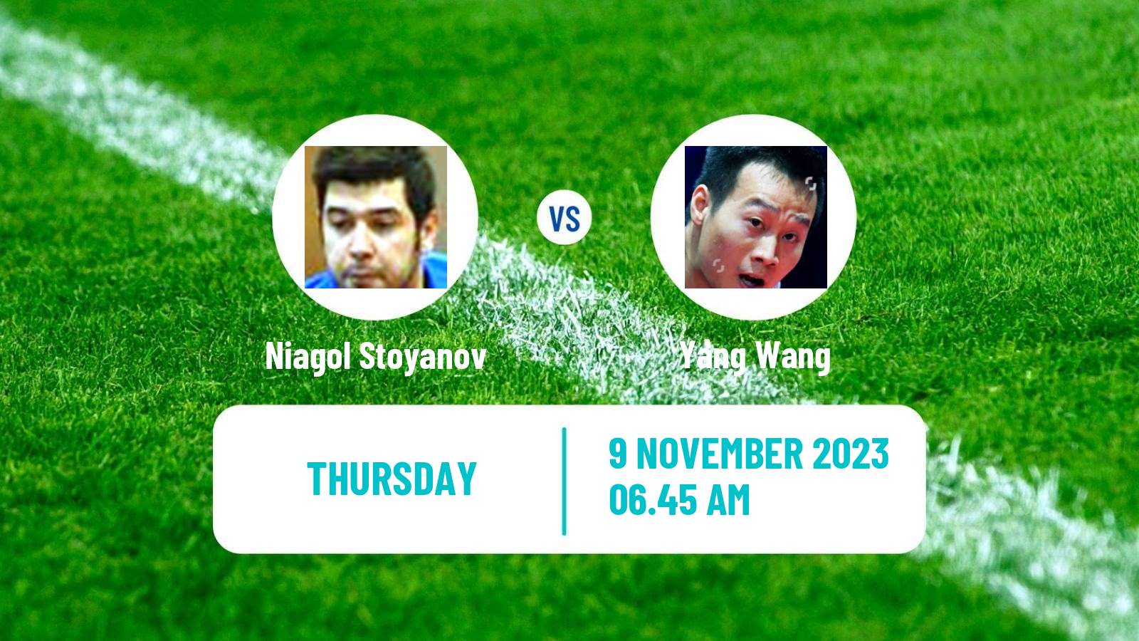 Table tennis Wtt Contender Taiyuan Men Niagol Stoyanov - Yang Wang