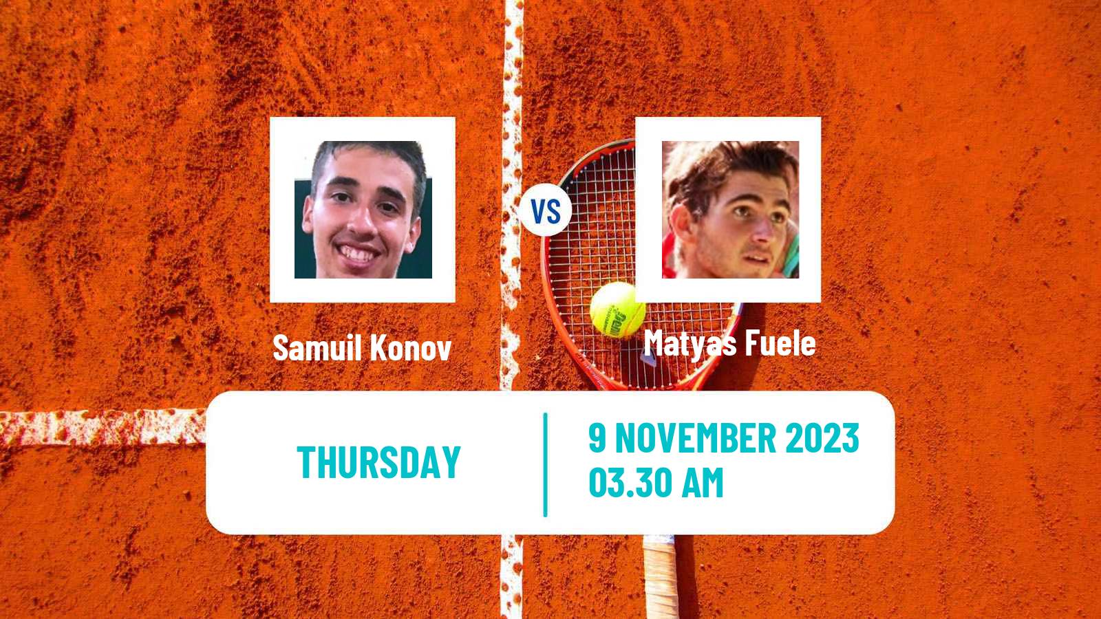 Tennis ITF M15 Antalya 17 Men Samuil Konov - Matyas Fuele