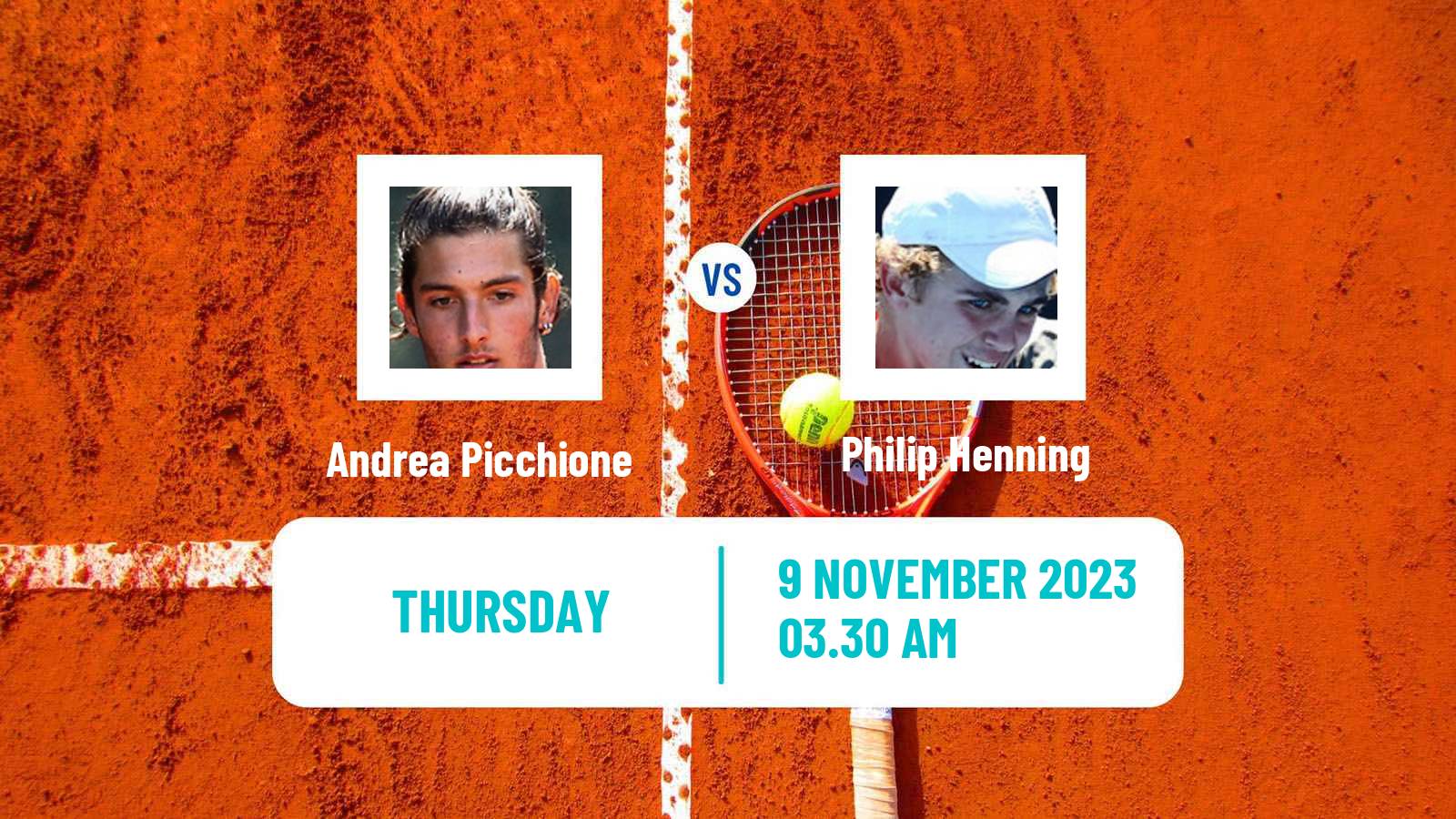 Tennis ITF M25 Monastir 7 Men Andrea Picchione - Philip Henning
