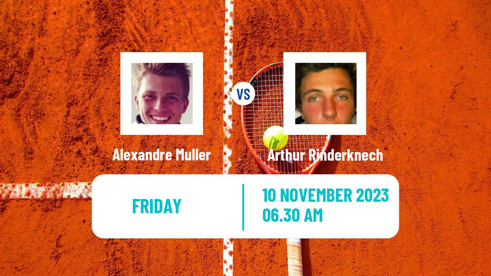 Tennis Helsinki Challenger Men Alexandre Muller - Arthur Rinderknech