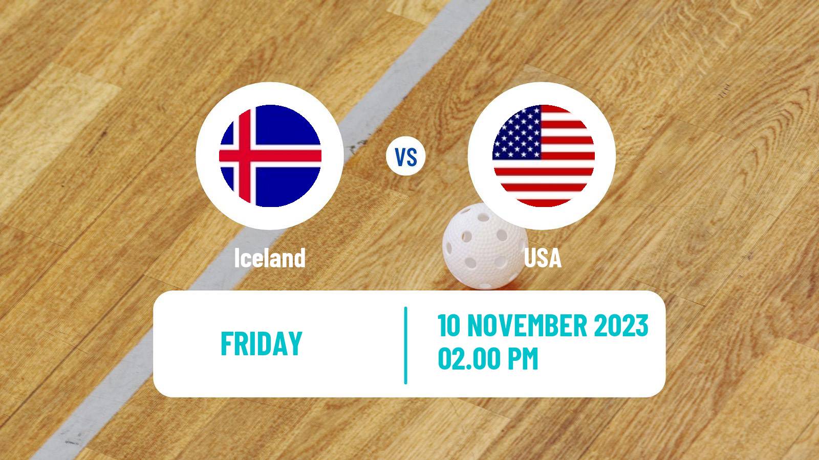 Floorball Friendly International Floorball Iceland - USA