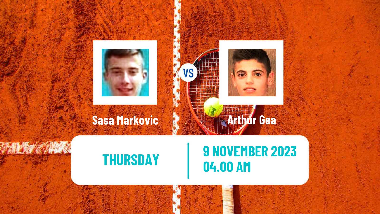 Tennis ITF M25 Heraklion 2 Men Sasa Markovic - Arthur Gea