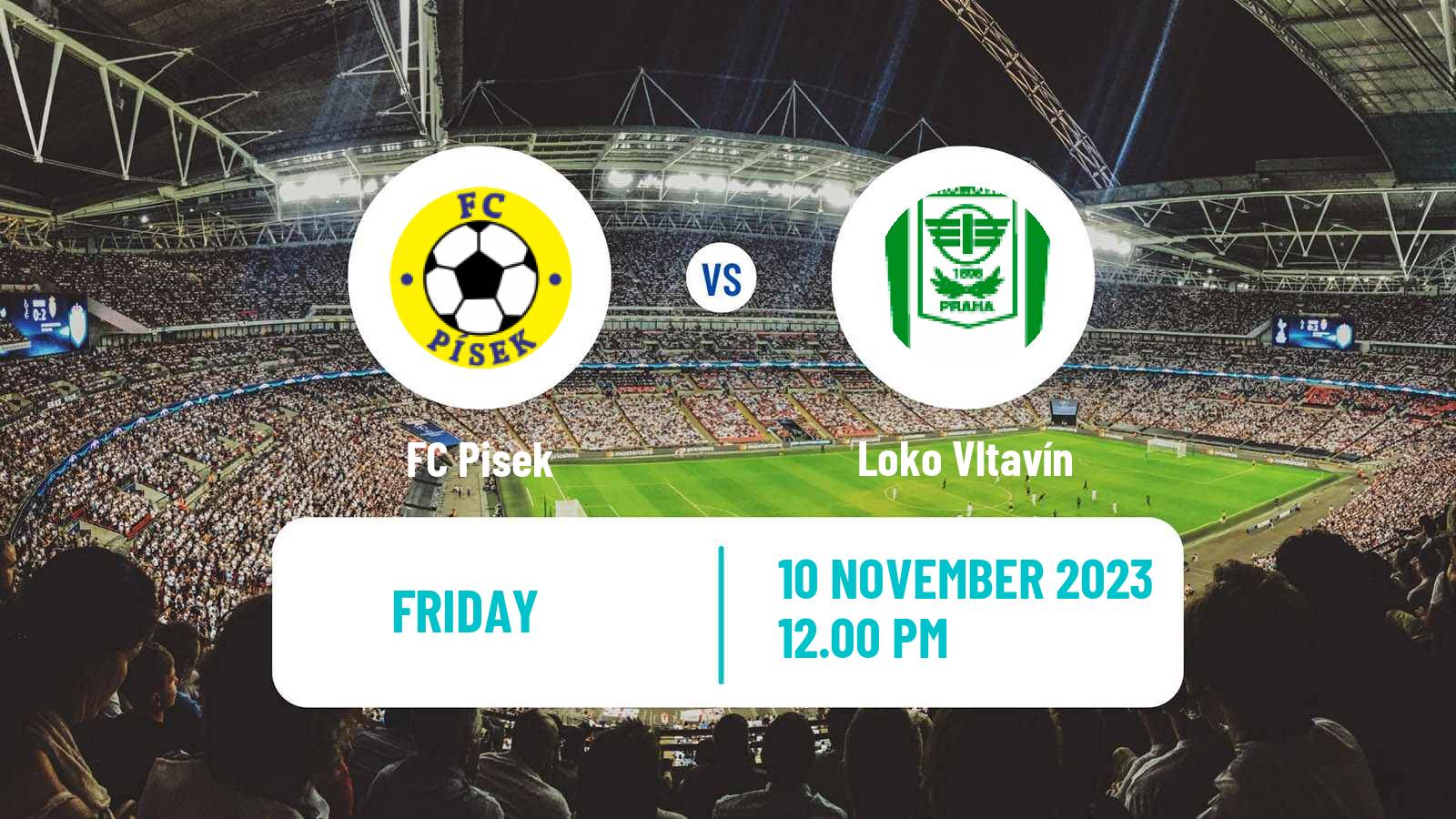 Soccer Czech CFL Group A Pisek - Loko Vltavín