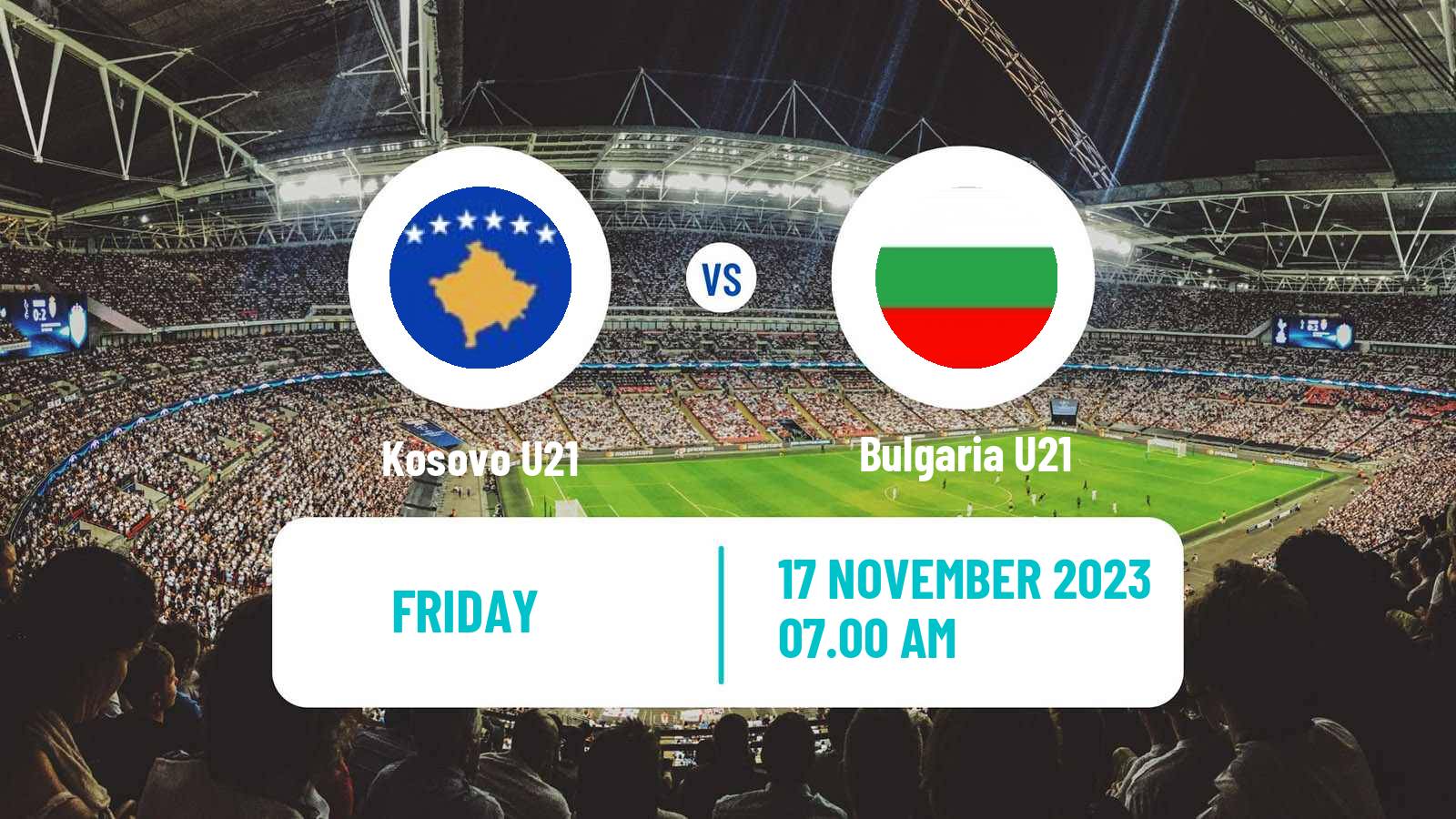 Soccer UEFA Euro U21 Kosovo U21 - Bulgaria U21