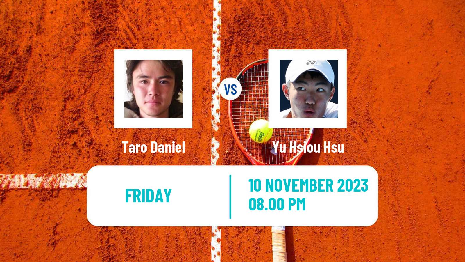 Tennis Matsuyama Challenger Men Taro Daniel - Yu Hsiou Hsu