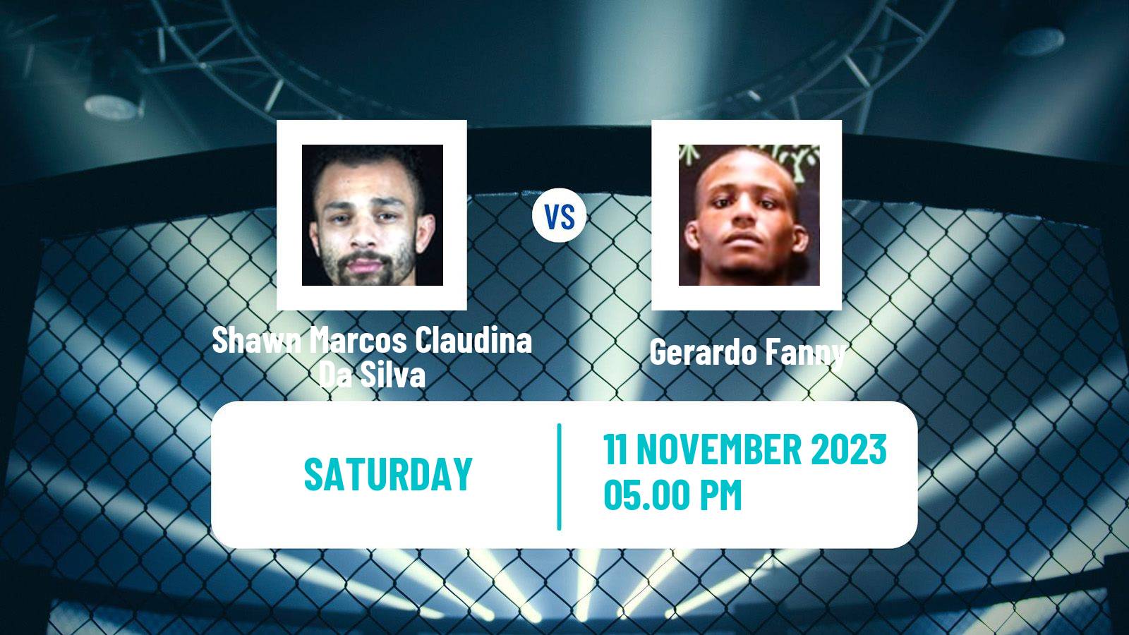 MMA Flyweight Cage Warriors Men Shawn Marcos Claudina Da Silva - Gerardo Fanny