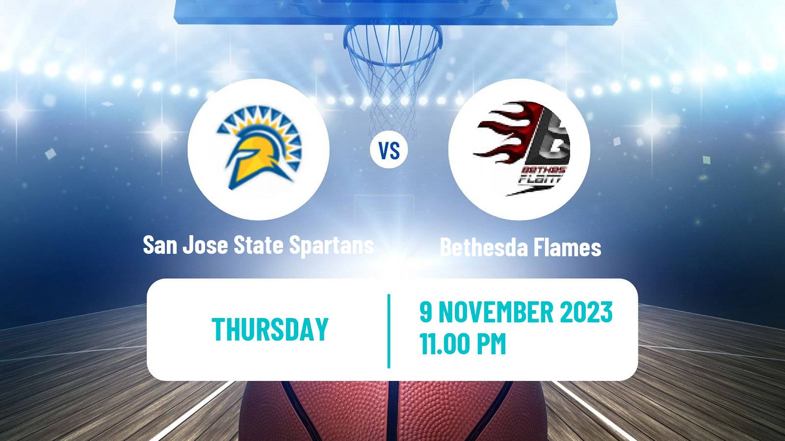 Basketball NCAA College Basketball San Jose State Spartans - Bethesda Flames