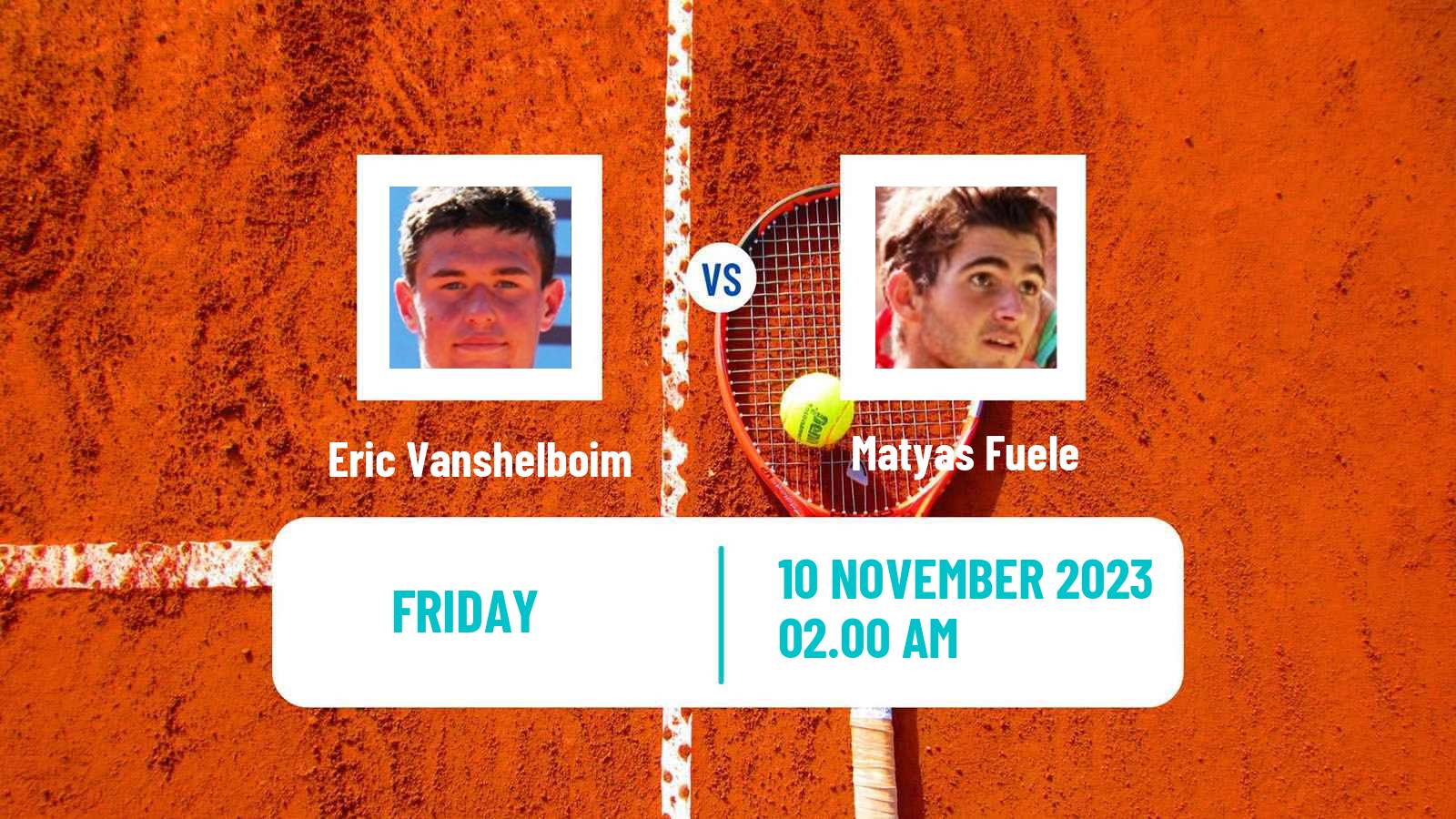 Tennis ITF M15 Antalya 17 Men Eric Vanshelboim - Matyas Fuele