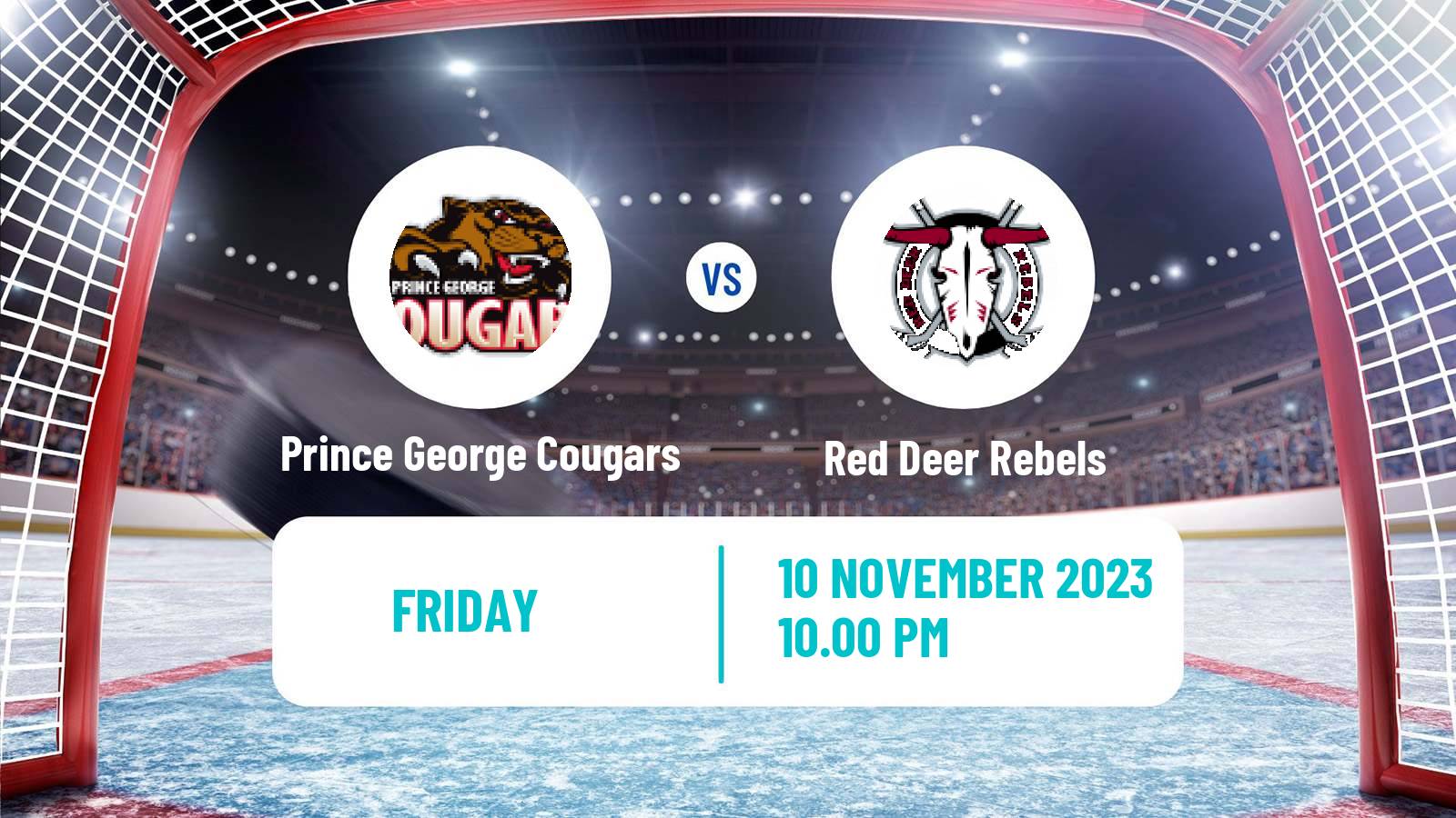 Hockey WHL Prince George Cougars - Red Deer Rebels