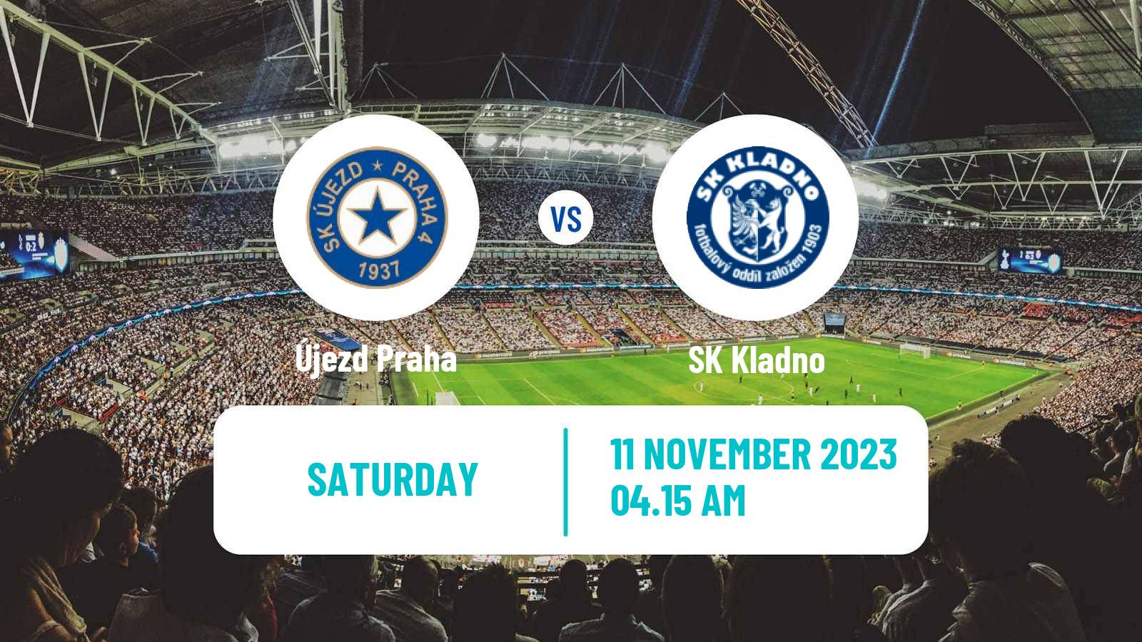 Soccer Czech Division B Újezd Praha - Kladno