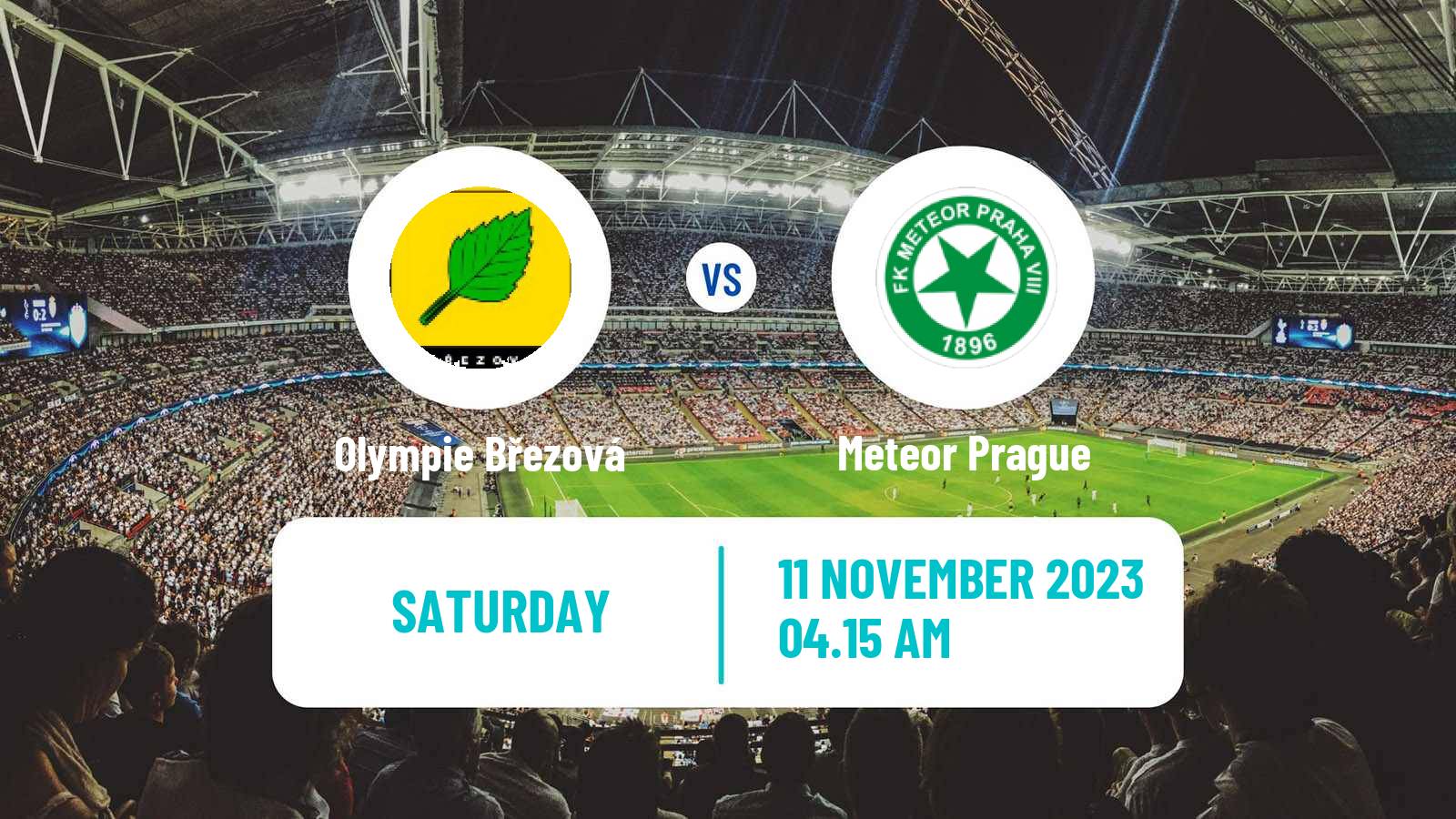 Soccer Czech Division B Olympie Březová - Meteor Prague
