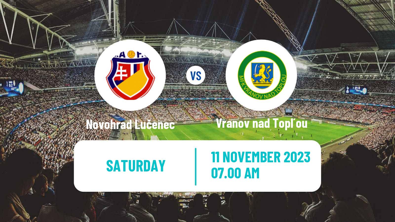 Soccer Slovak 3 Liga East Novohrad Lučenec - Vranov nad Topľou