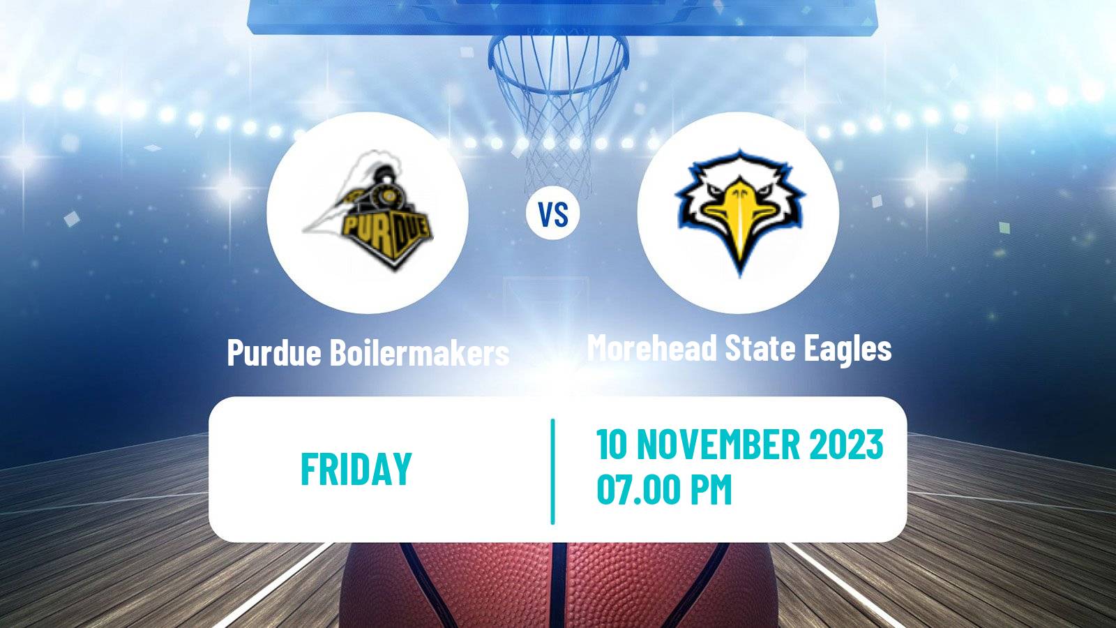 Basketball NCAA College Basketball Purdue Boilermakers - Morehead State Eagles