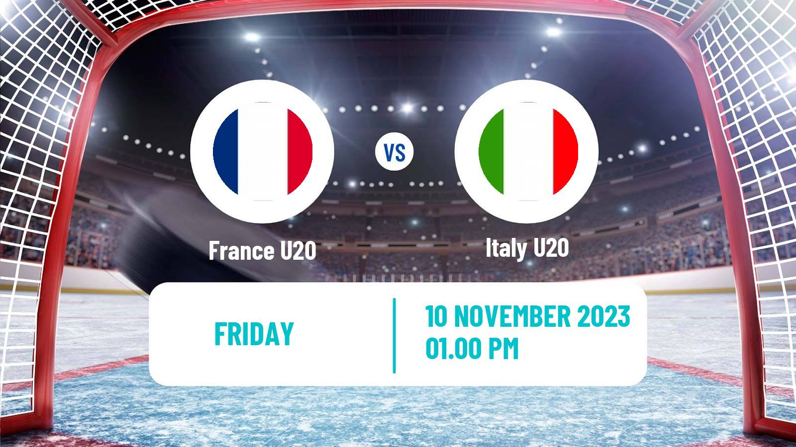 Hockey Friendly International Ice Hockey France U20 - Italy U20
