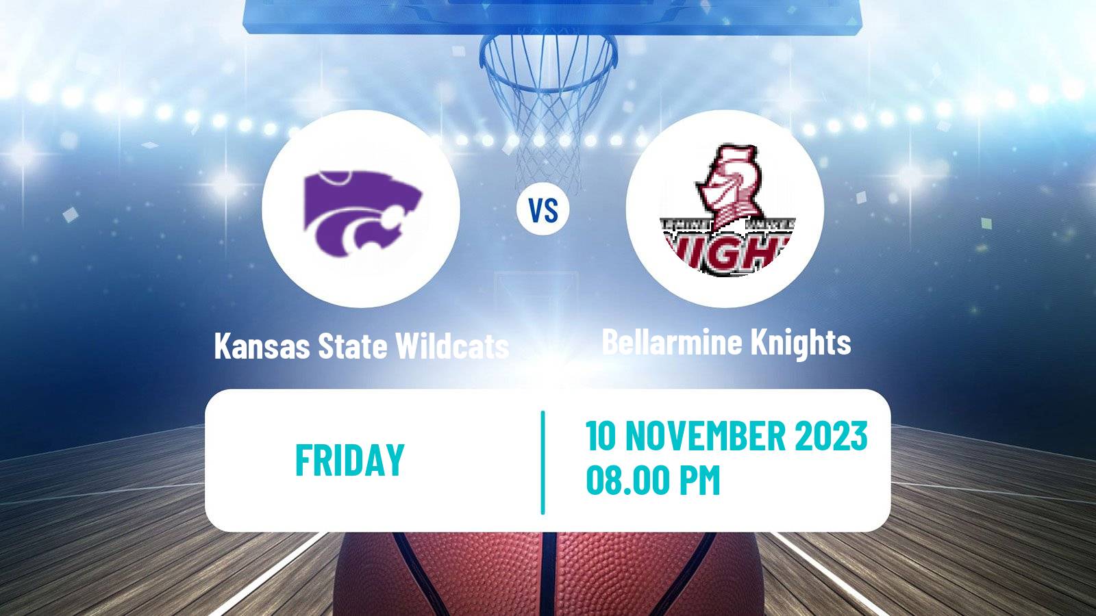 Basketball NCAA College Basketball Kansas State Wildcats - Bellarmine Knights