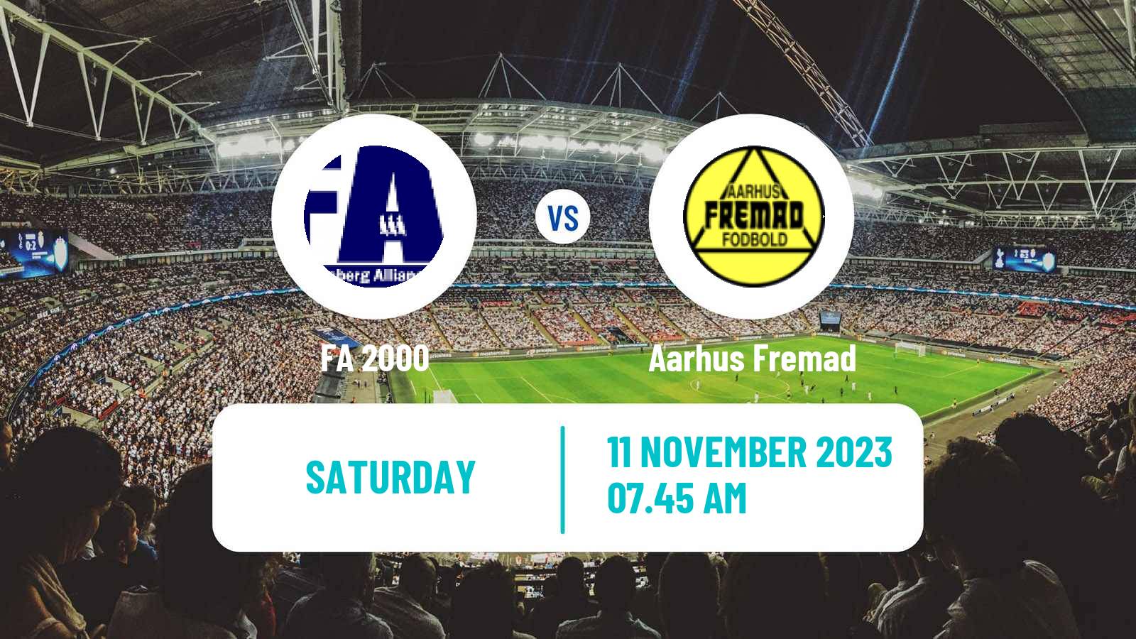 Soccer Danish 2 Division FA 2000 - Aarhus Fremad