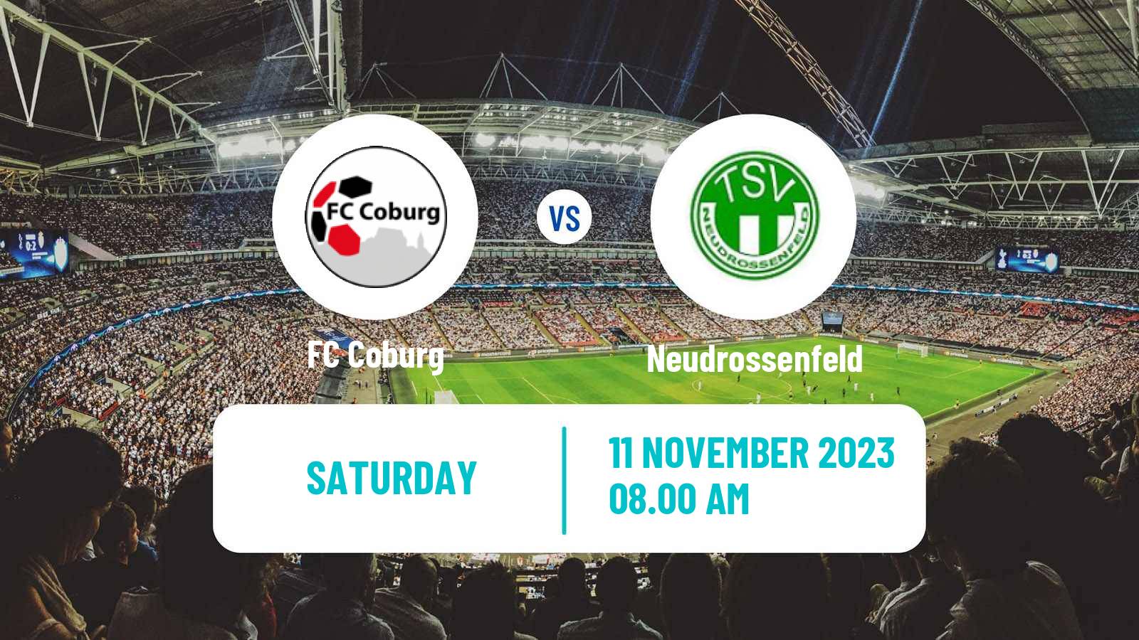 Soccer German Oberliga Bayern Nord Coburg - Neudrossenfeld