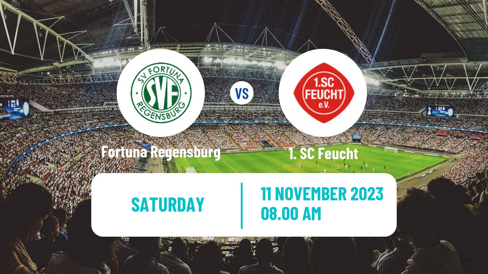 Soccer German Oberliga Bayern Nord Fortuna Regensburg - Feucht