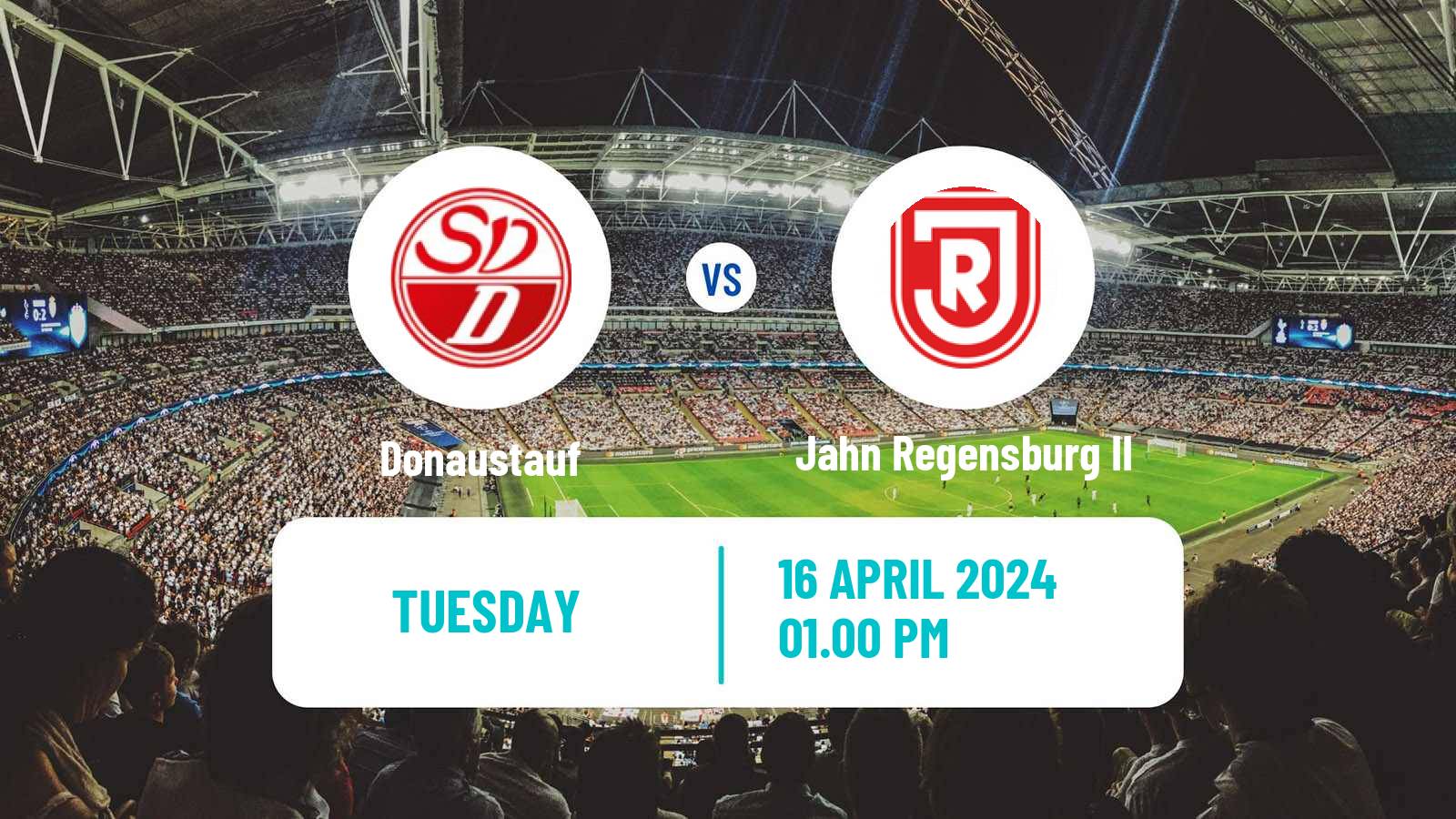 Soccer German Oberliga Bayern Nord Donaustauf - Jahn Regensburg II