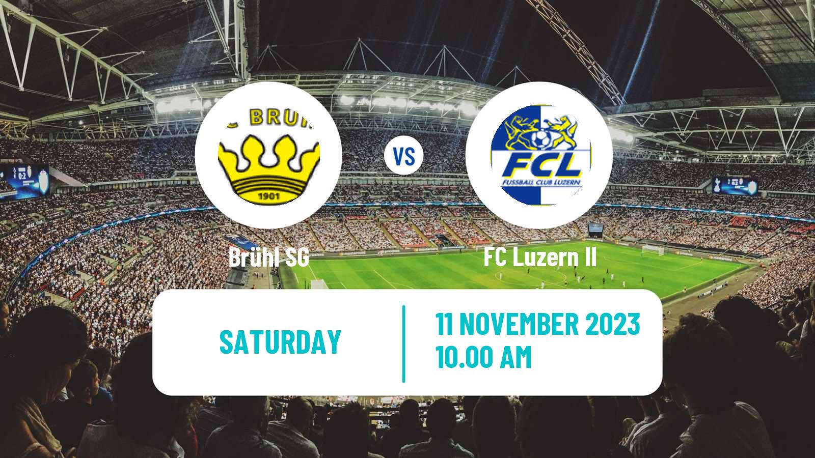 Soccer Swiss Promotion League Brühl - Luzern II