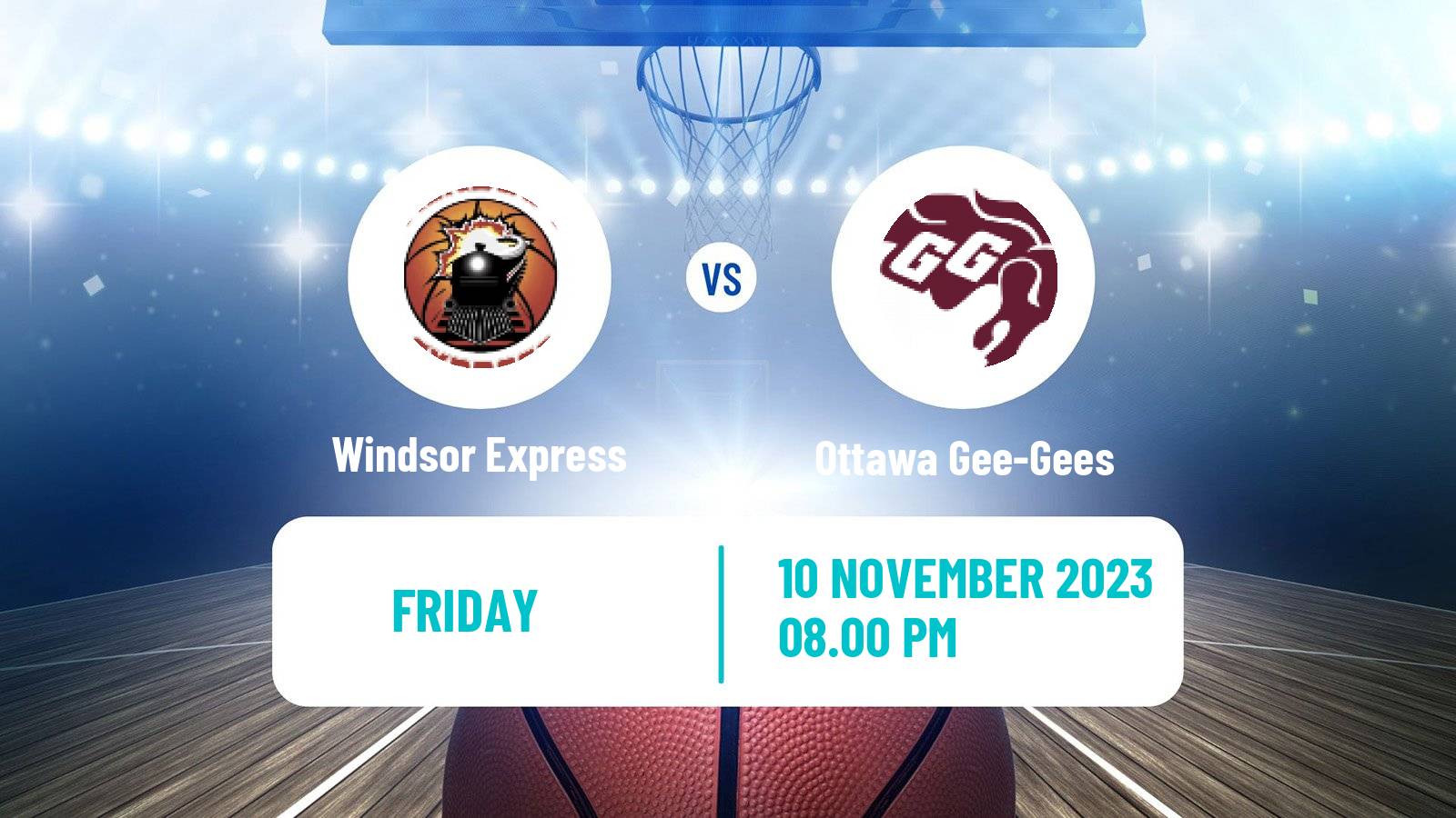 Basketball Canadian U Sports Basketball Windsor Express - Ottawa Gee-Gees