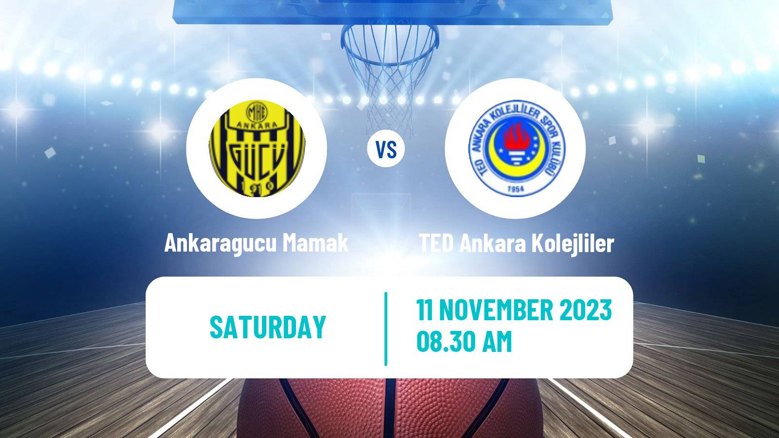 Basketball Turkish TBL Ankaragucu Mamak - TED Ankara Kolejliler