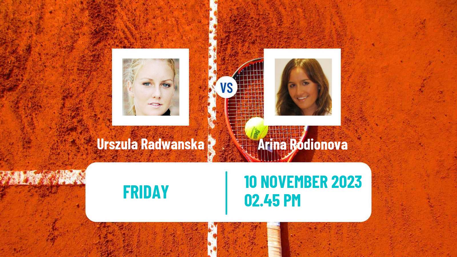 Tennis ITF W60 H Calgary Women Urszula Radwanska - Arina Rodionova