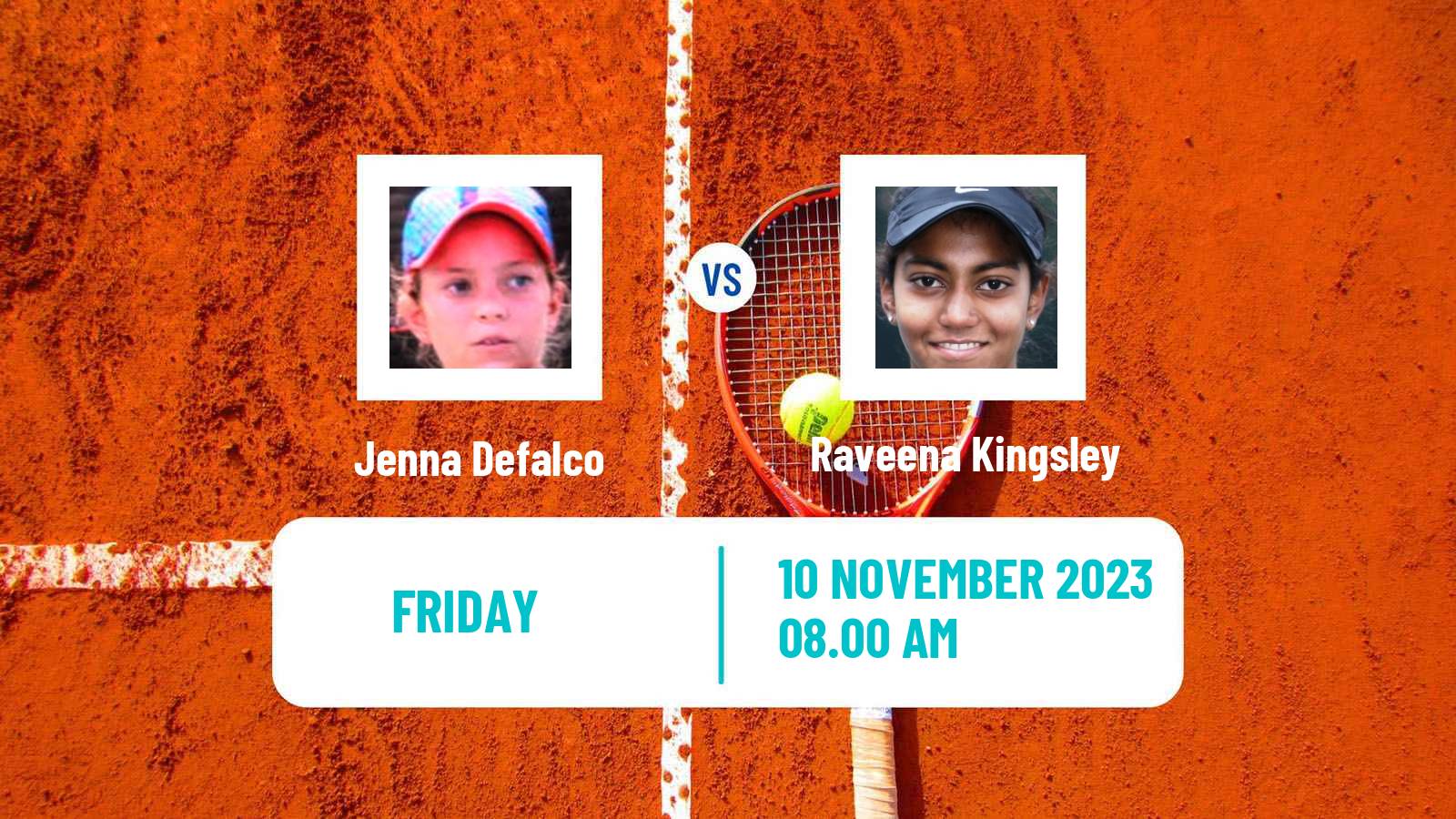 Tennis ITF W25 Santo Domingo 5 Women Jenna Defalco - Raveena Kingsley