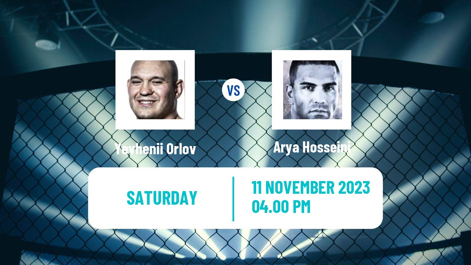 MMA Heavyweight Iaf Men Yevhenii Orlov - Arya Hosseini