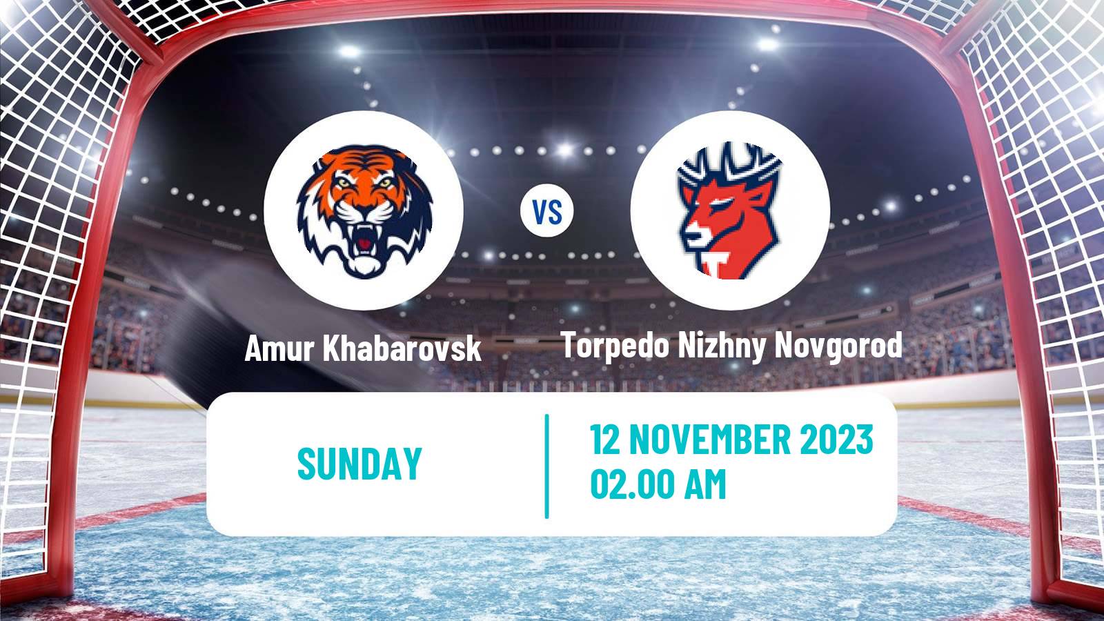 Hockey KHL Amur Khabarovsk - Torpedo Nizhny Novgorod