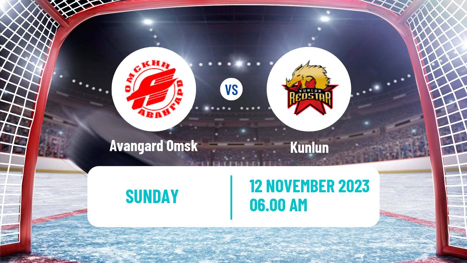 Hockey KHL Avangard Omsk - Kunlun