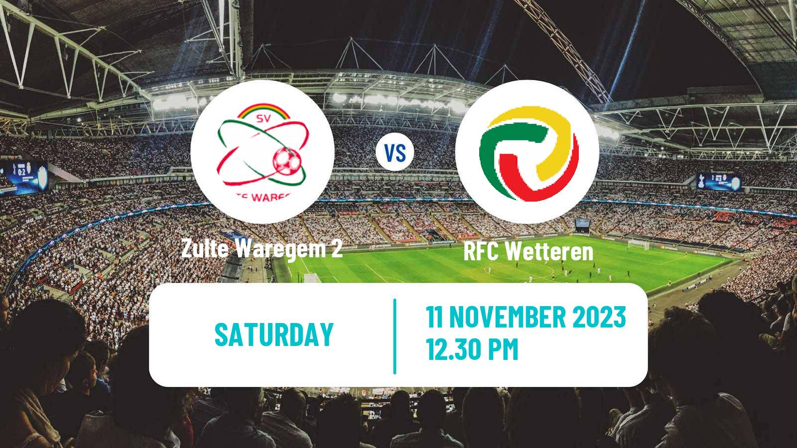 Soccer Belgian Second Amateur Division Group A Zulte Waregem 2 - Wetteren